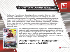 2021/22 Topps Chrome Bundesliga Soccer Hobby Box