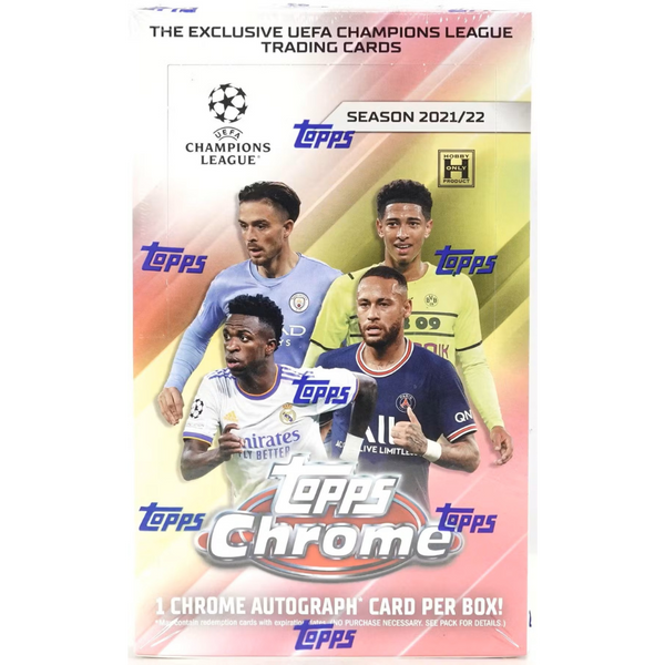 2021/22 Topps UEFA Champions League Chrome Soccer Hobby Box