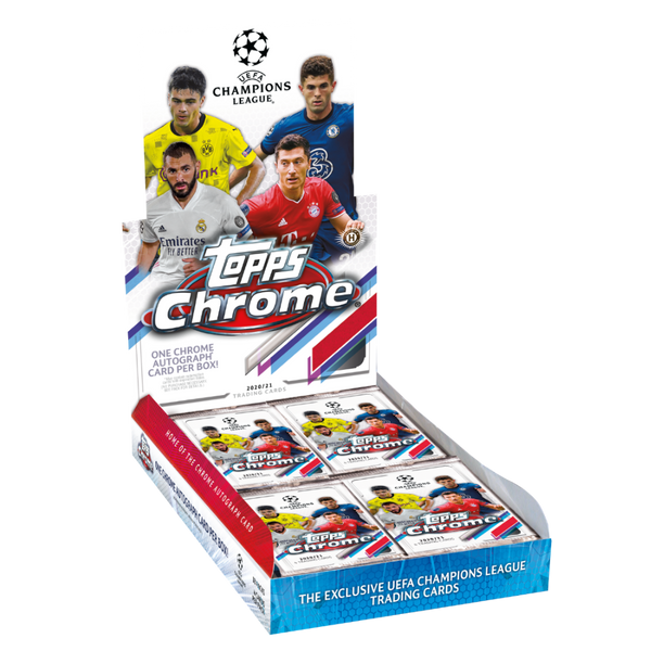 2020-21 Topps UEFA Champions League Chrome Soccer Hobby Box