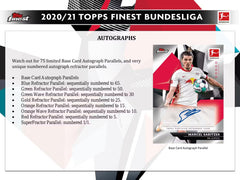 2020/21 Topps Finest Bundesliga Soccer Hobby Box