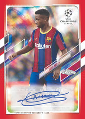 2020-21 Topps UEFA Champions League Chrome Soccer Hobby Box