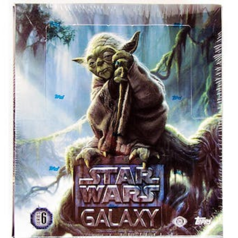 2011 Topps Star Wars Galaxy Series 6 Hobby Box