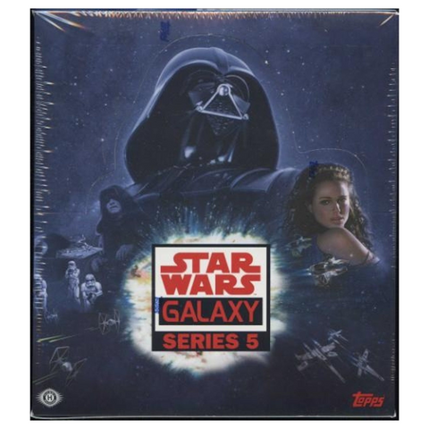 2010 Topps Star Wars Galaxy Series 5 Hobby Box